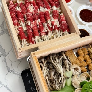 고급형 편백나무 찜기